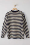 Le Tricoteur Guernsey sweater - navy / aran