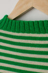 Le Tricoteur Guernsey sweater - Kelly green and Aran