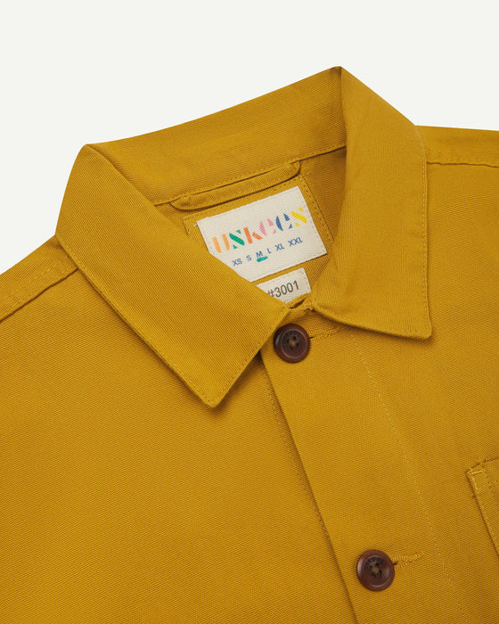 Buttoned overshirt - yellow