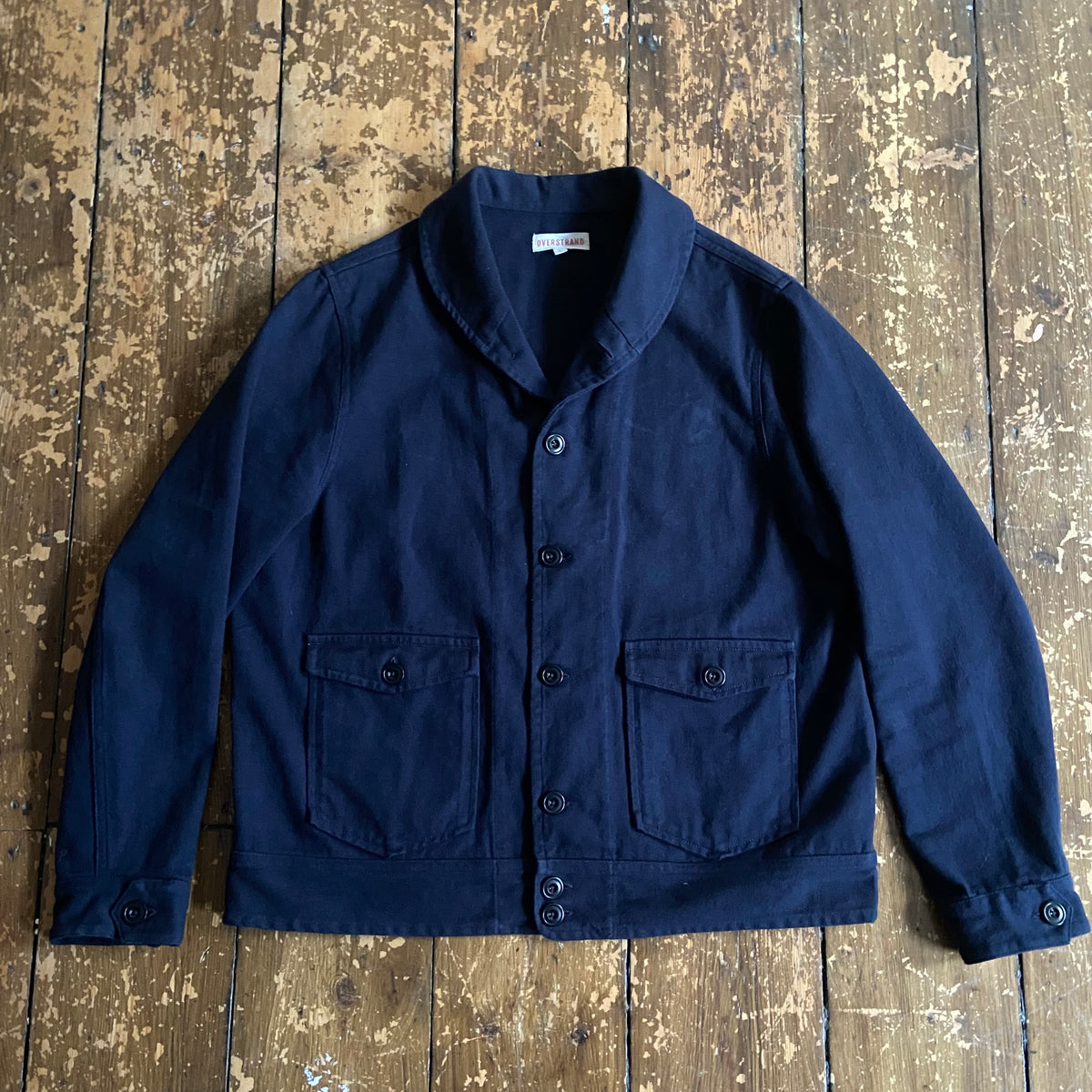 Overstrand cotton drill Cossack jacket