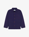 Buttoned overshirt - Deep ndigo