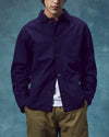 Buttoned overshirt - Deep ndigo