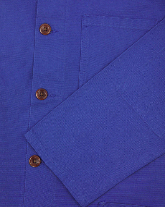 Buttoned overshirt - ultra blue