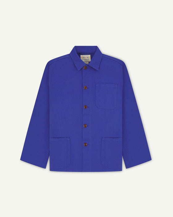 Buttoned overshirt - ultra blue