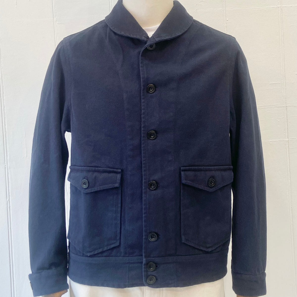 Overstrand cotton drill Cossack jacket
