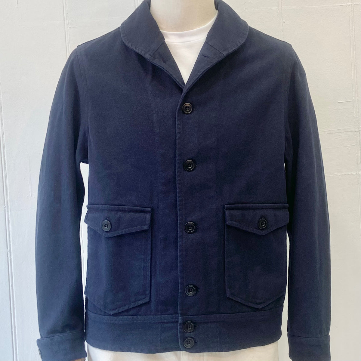 Overstrand cotton drill Cossack jacket