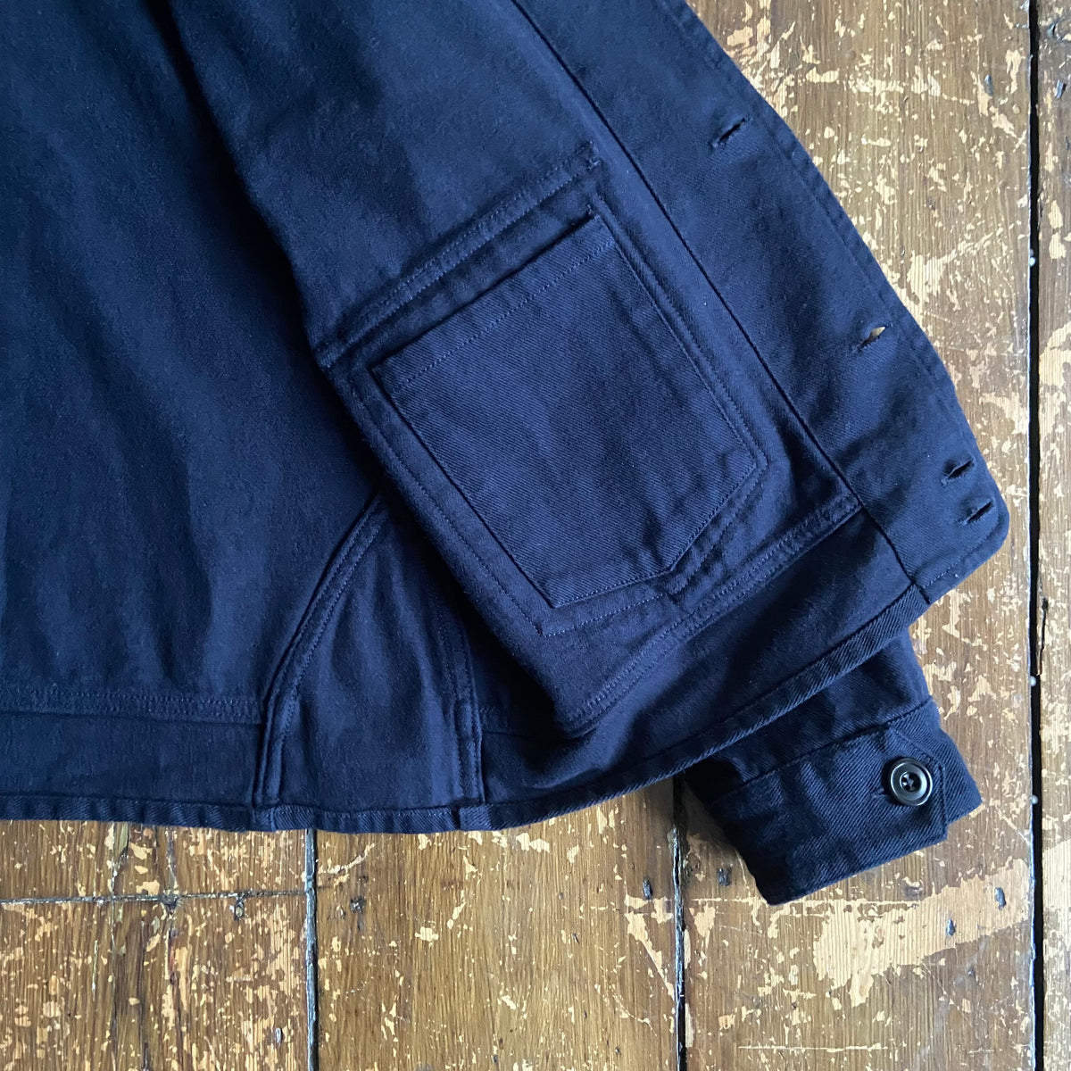 Overstrand cotton drill Cossack jacket