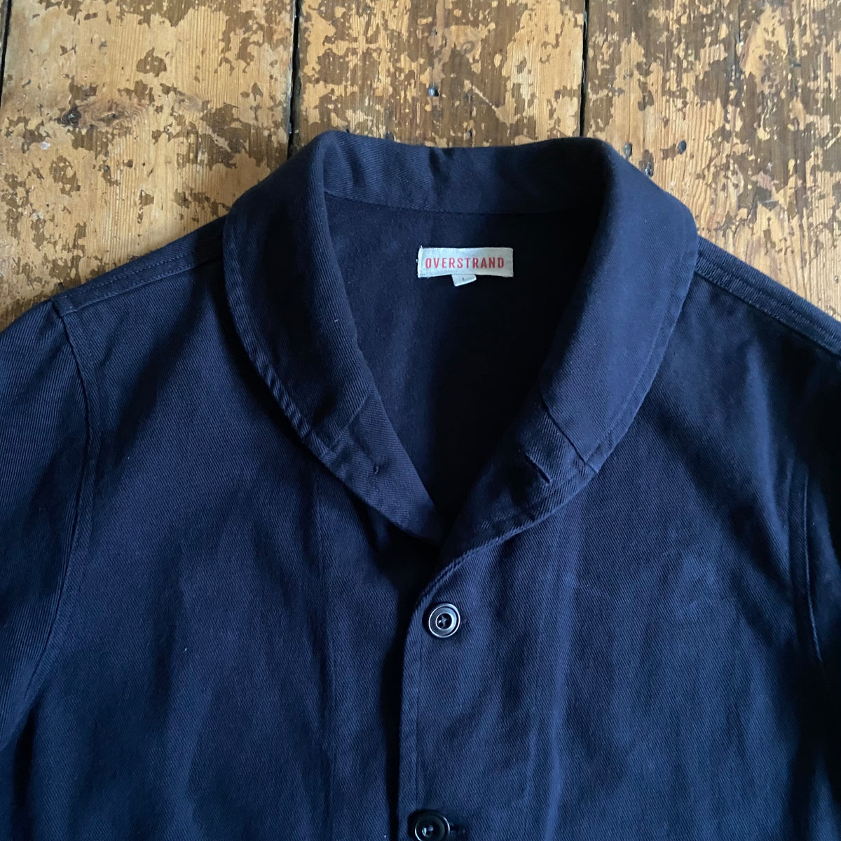Overstrand cotton drill Cossack jacket
