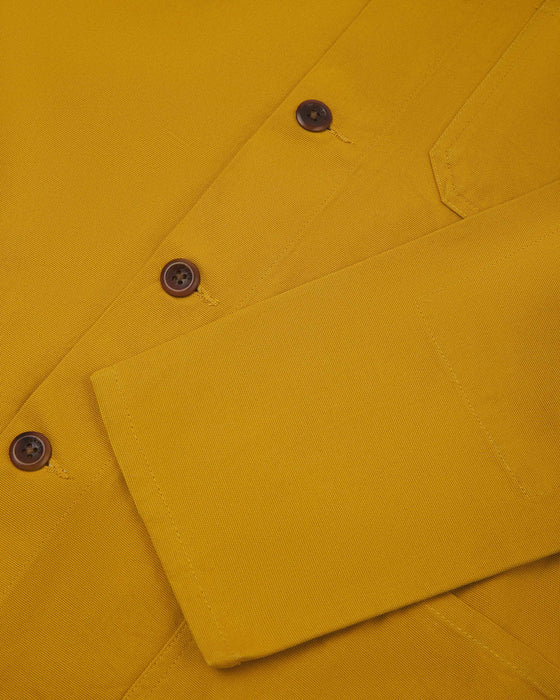 Buttoned overshirt - yellow