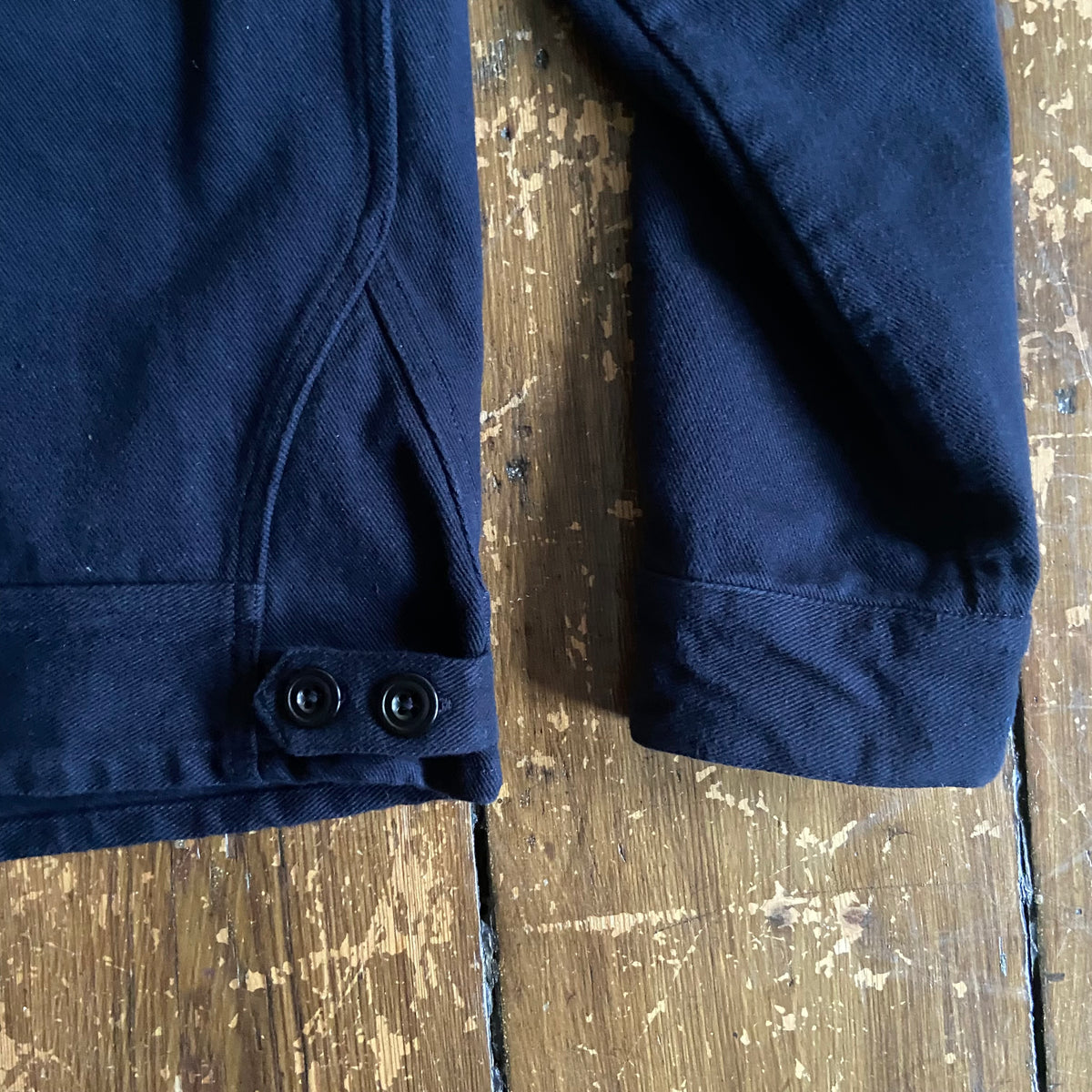 Overstrand cotton drill Cossack jacket