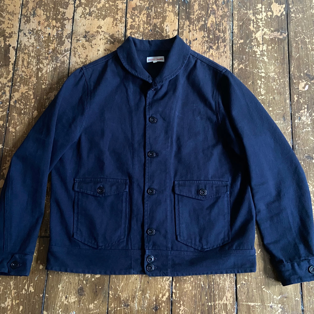 Overstrand cotton drill Cossack jacket