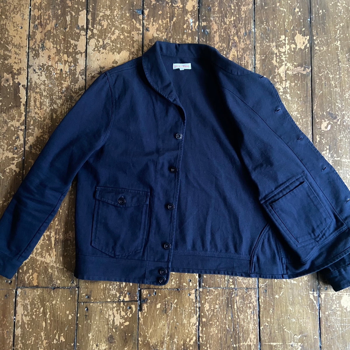 Overstrand cotton drill Cossack jacket