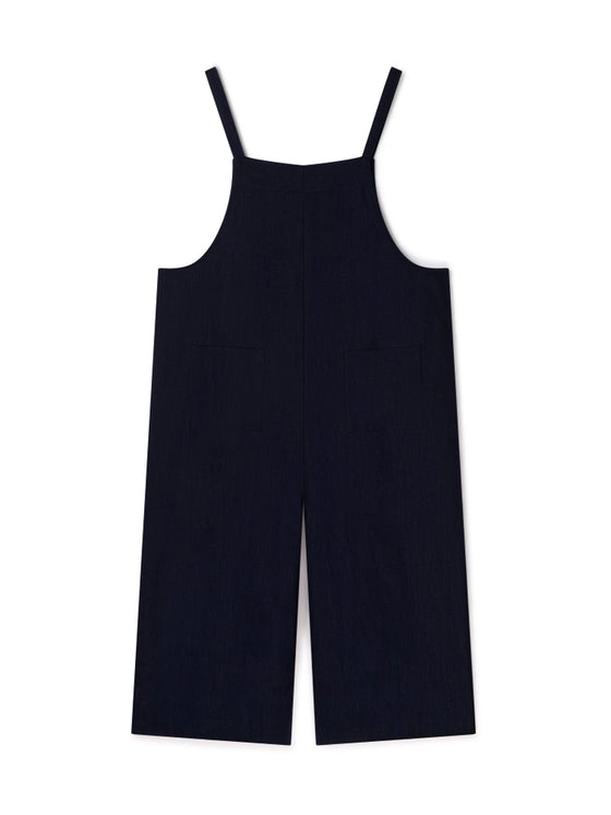 Grace Linen Jumpsuit Navy