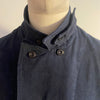 Overstrand double breasted cotton drill workwear jacket