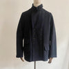 Overstrand double breasted cotton drill workwear jacket