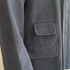 Overstrand double breasted cotton drill workwear jacket